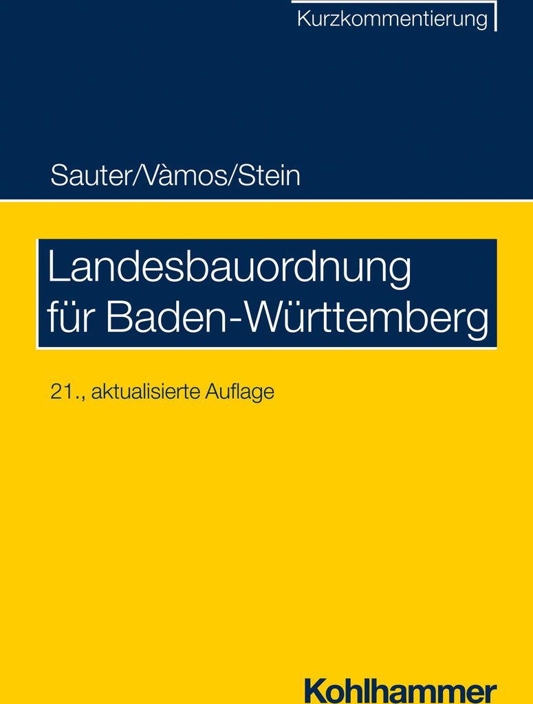 Landesbauordnung für Baden-Württemberg