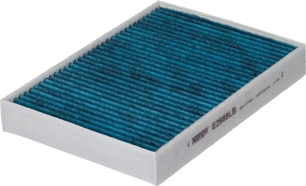 Filtre habitacle charbon actif et antiviral 253mm pour une pureté totale