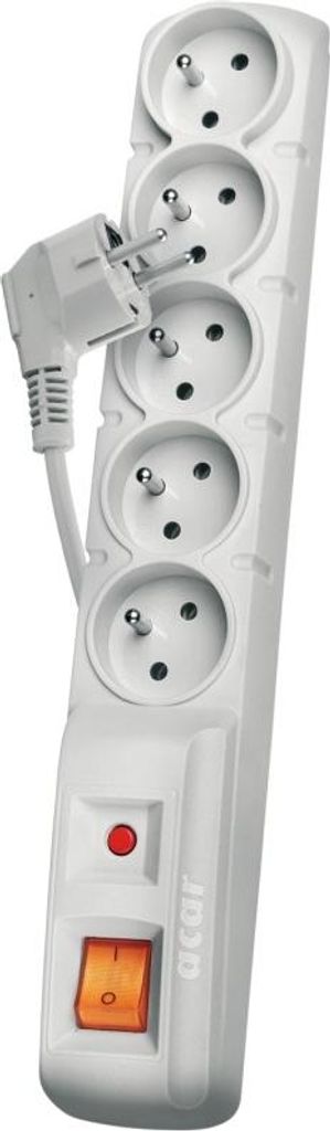 Emos P53873, 5 x gniazdo sieciowe, 250 V, 50 Hz, 10 A, Zdjęcie produktu 