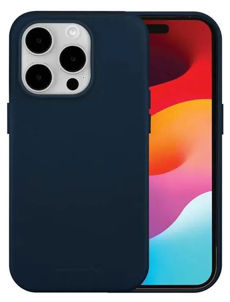 dbramante1928 Roskilde Coque MagSafe pour iPhone 15 Pro en Cuir Bleu