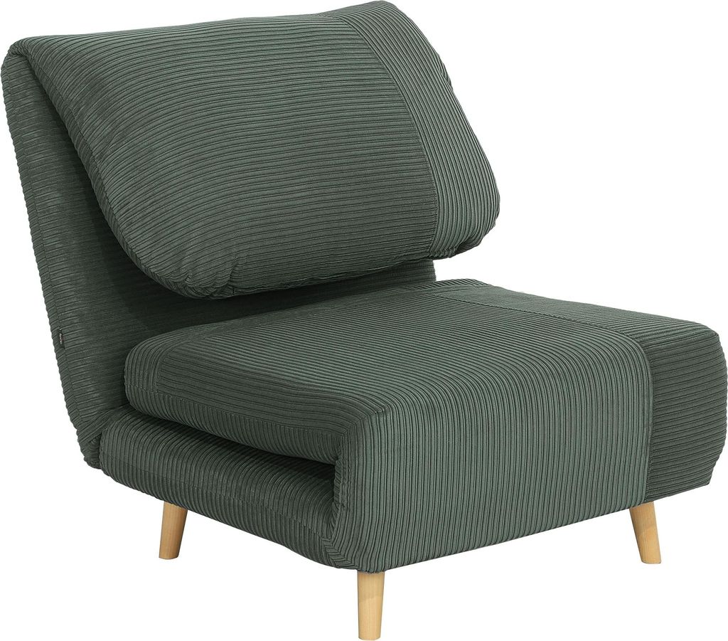 HOMCOM 2 w 1 rozkładana sofa z funkcją spania, regulowane Zdjęcie produktu 