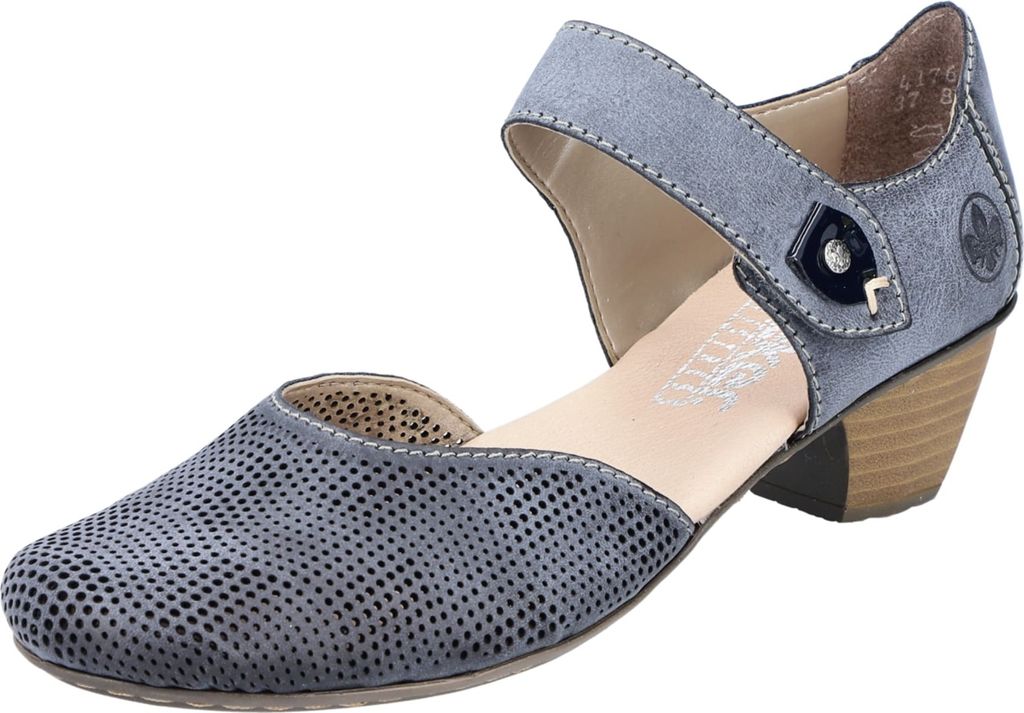 Rieker Komfort Pumps Damen 31353133353630 Blau 40 EU Produktbild 4