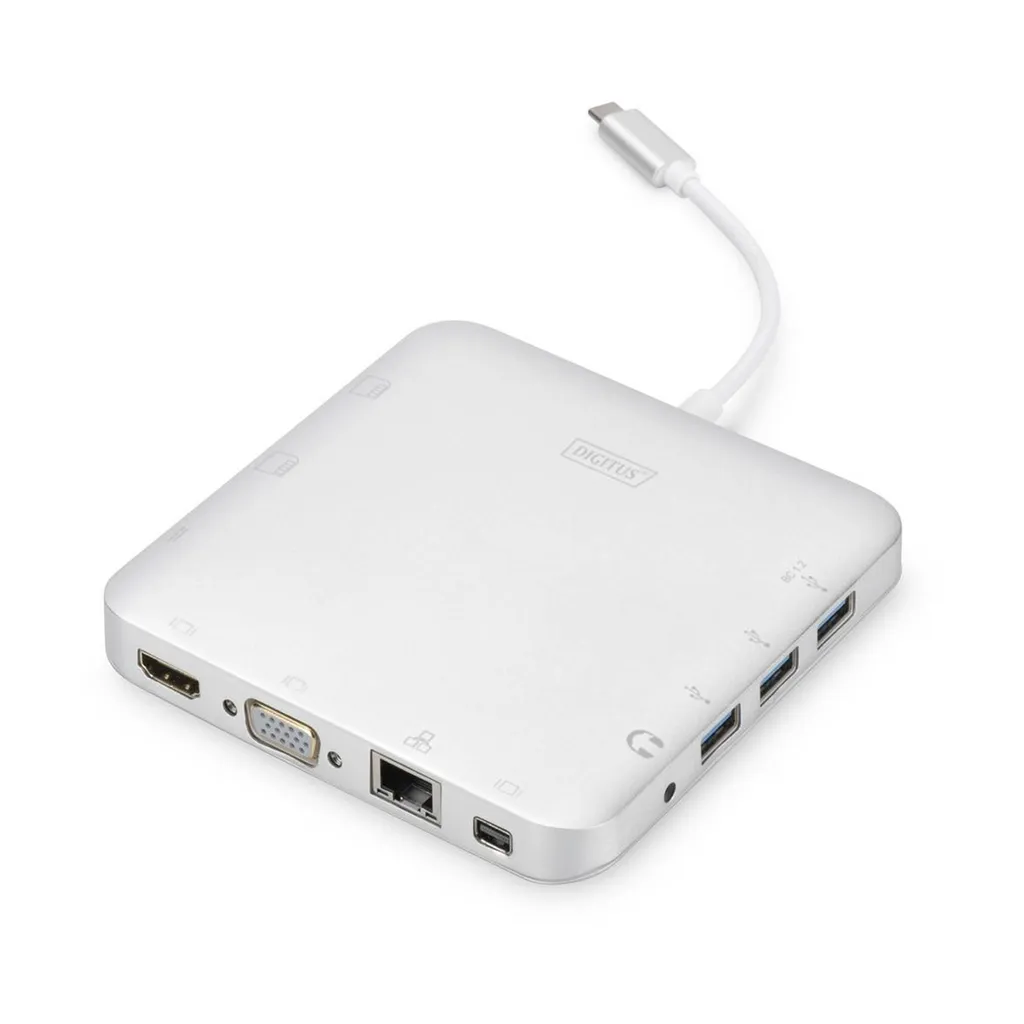 Hub USB-C universel pour le télétravail et l'extension double écran