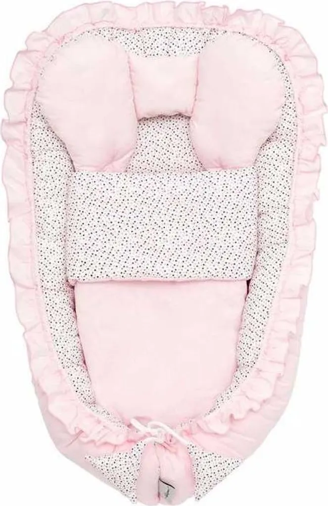 Nid de voyage bébé rose Belisima avec couverture pour sieste nomade