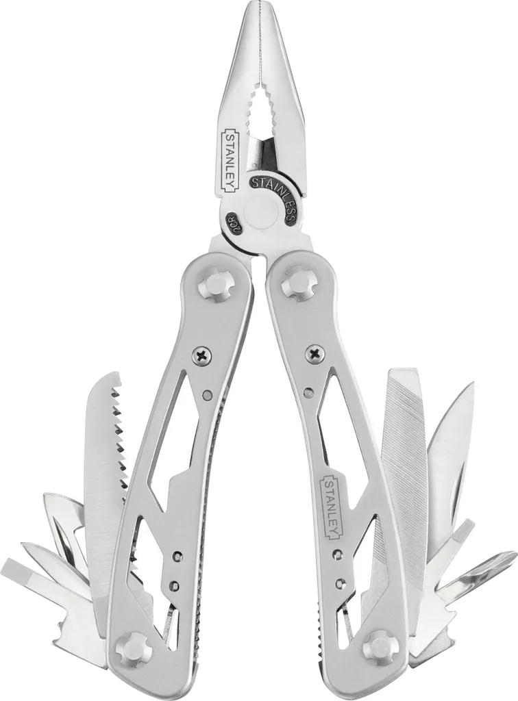 Stanley 0-84-519 Pinza Multiuso Inox - 12 Utensili Professionali