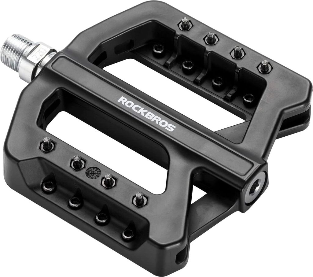 ROCKBROS Pédales de vélo plate-forme en nylon 9/16" MTB Image du produit 
