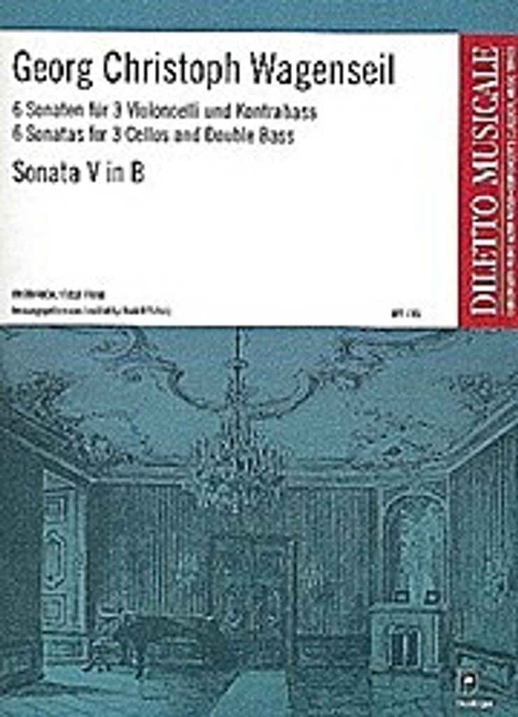 Sonate B-Dur Nr.5 : für3 Violoncelli und Kontrabaß