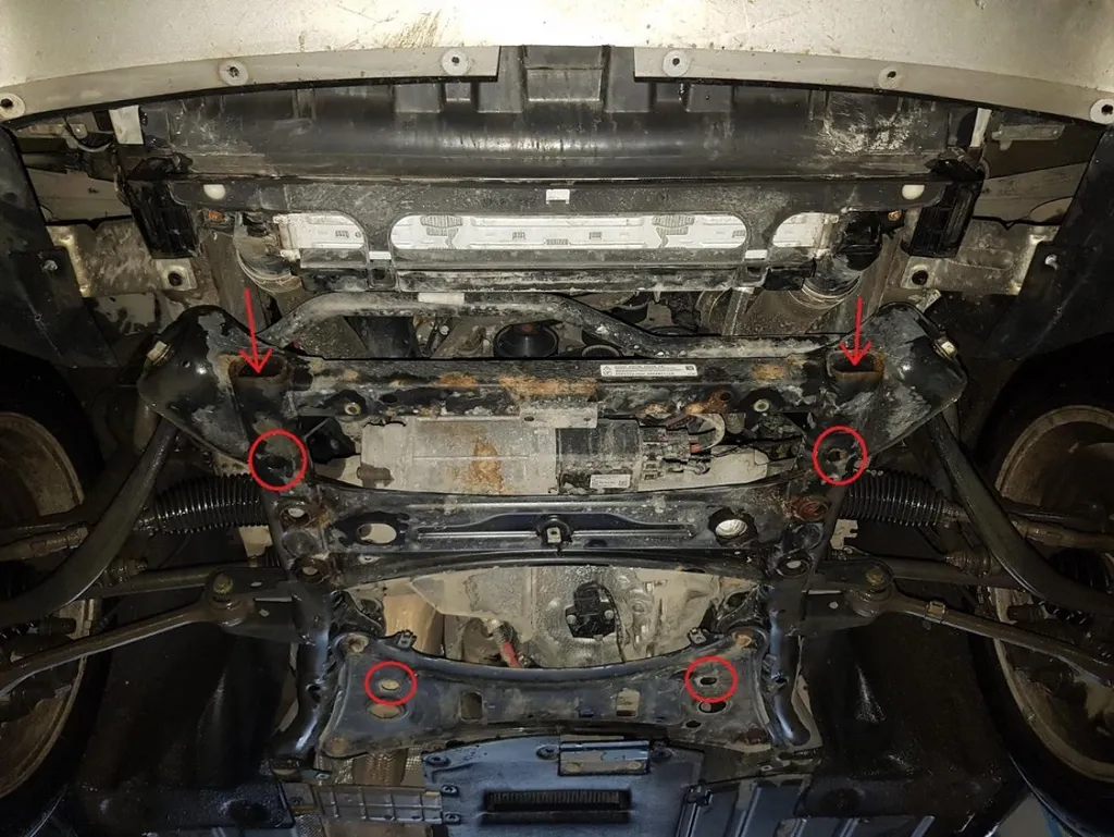 Plaque de protection moteur sous châssis en acier pour BMW X3 F25