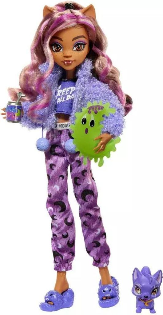 Mattel Monster High pyžamová bábika Clawdeen Wolf Obrázok produktu 
