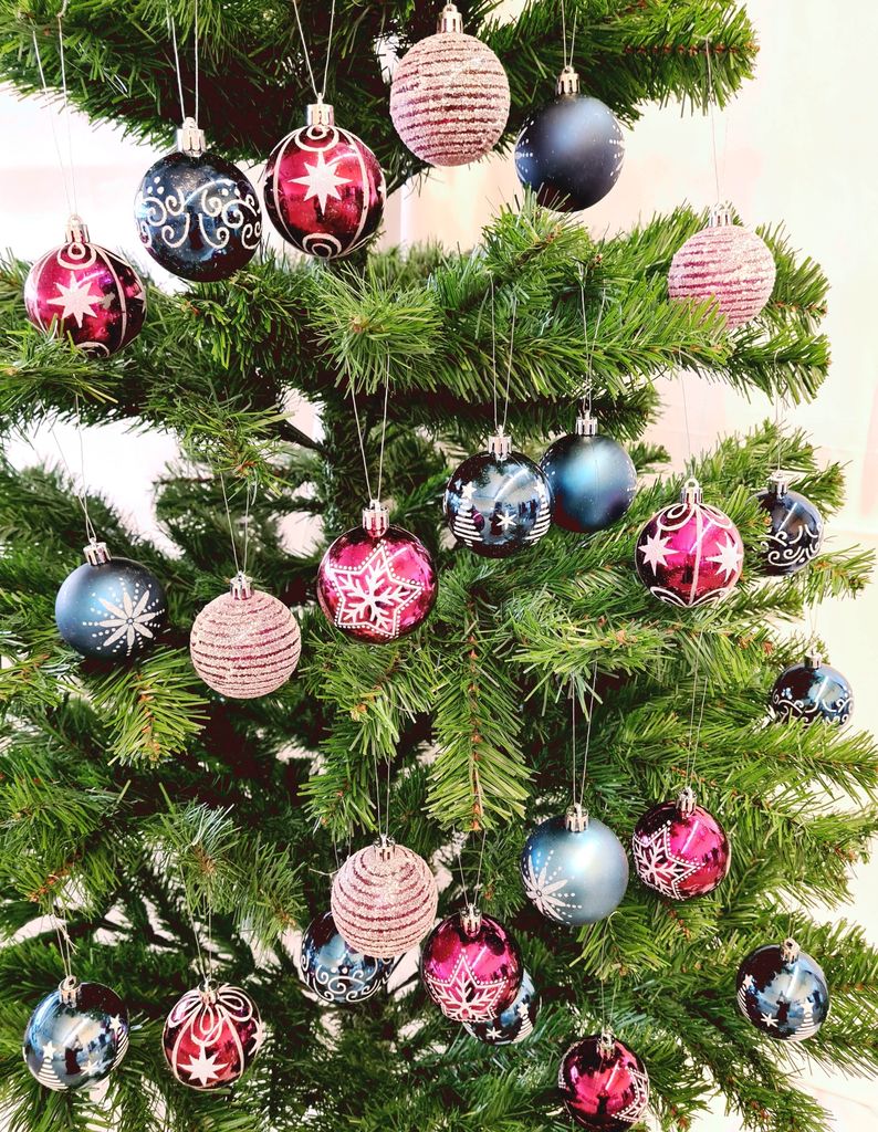 24 Weihnachtskugel Ø6cm Set Weihnachten Christbaumkugel Produktbild 3