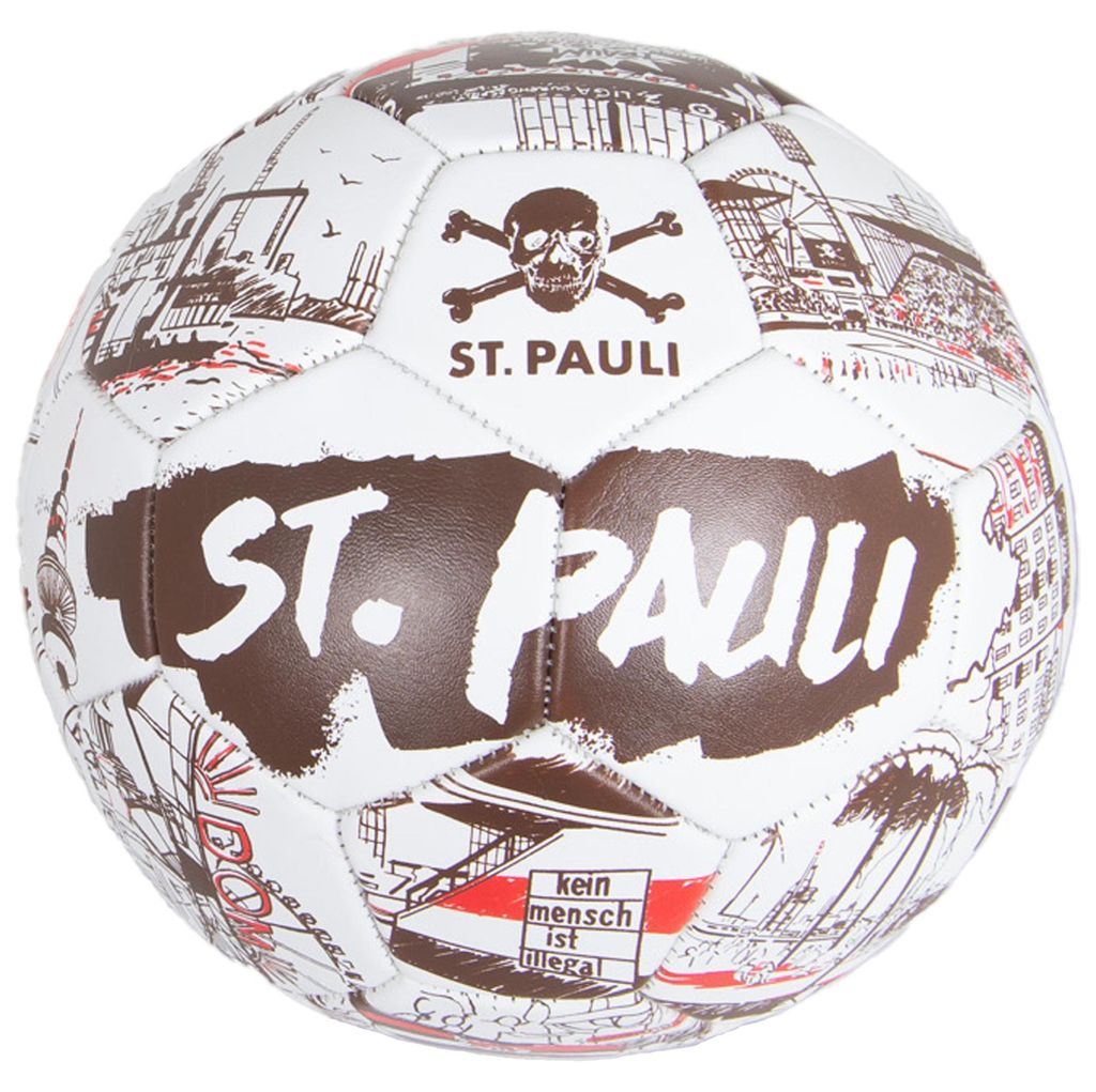 FC St. Pauli - St. Pauli -  Ball  bunt, Größe 5 Produktbild 