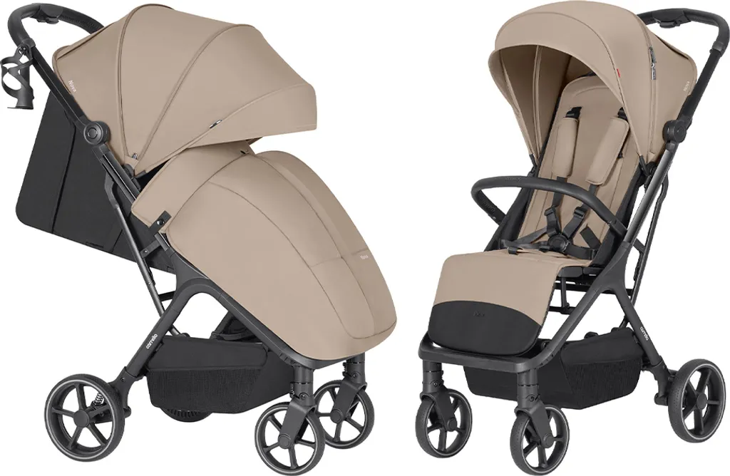 Poussette de sport Nova Canella Beige pour vos balades en forêt