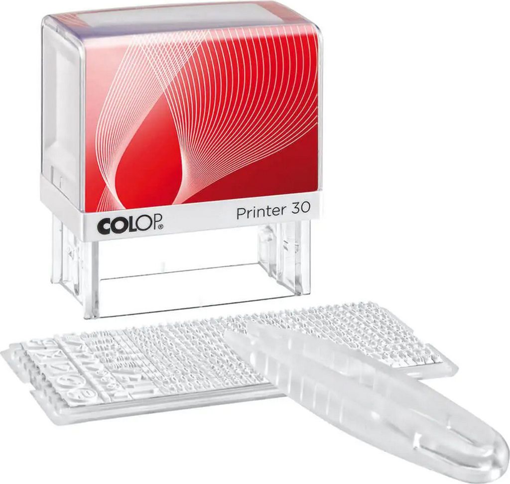 COLOP Textstempelautomat "DIY Sets" Printer 30/1 Set weiß