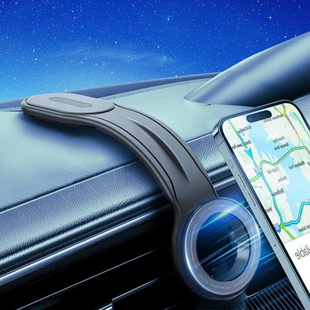 Support de téléphone voiture magnétique iPhone 14 Pro en métal robuste