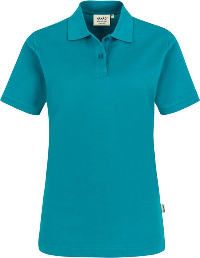 HAKRO Poloshirt Top Damen #224 Gr. M smaragd Produktbild 
