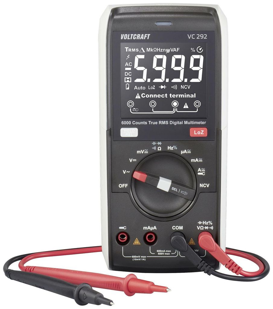 VC292 Hand-Multimeter digital CAT III 600 V Anzeige Counts Produktbild 