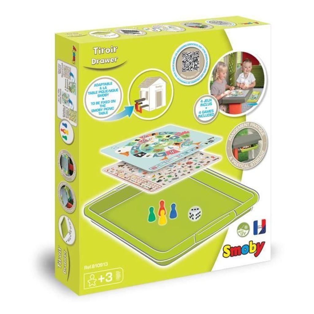 Smoby 810913, Playhouse drawer, Grün