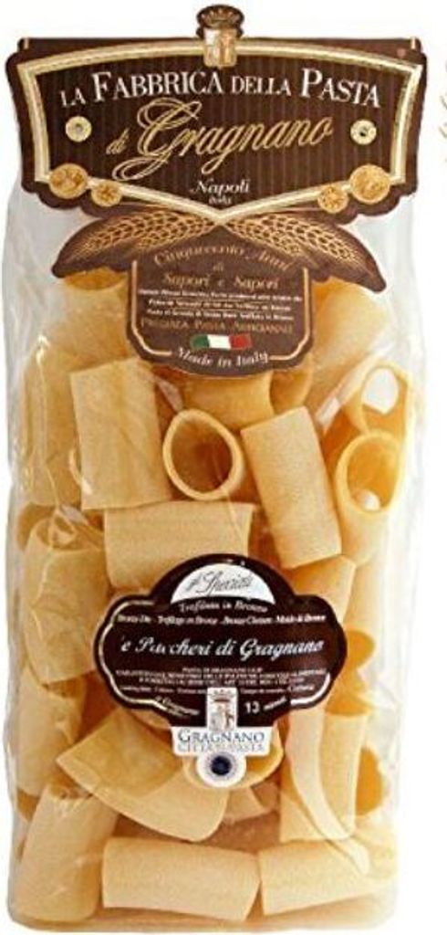 'e Paccheri Lisci - Gragnano Pasta IGP 500 gr Fabbrica Produktbild 