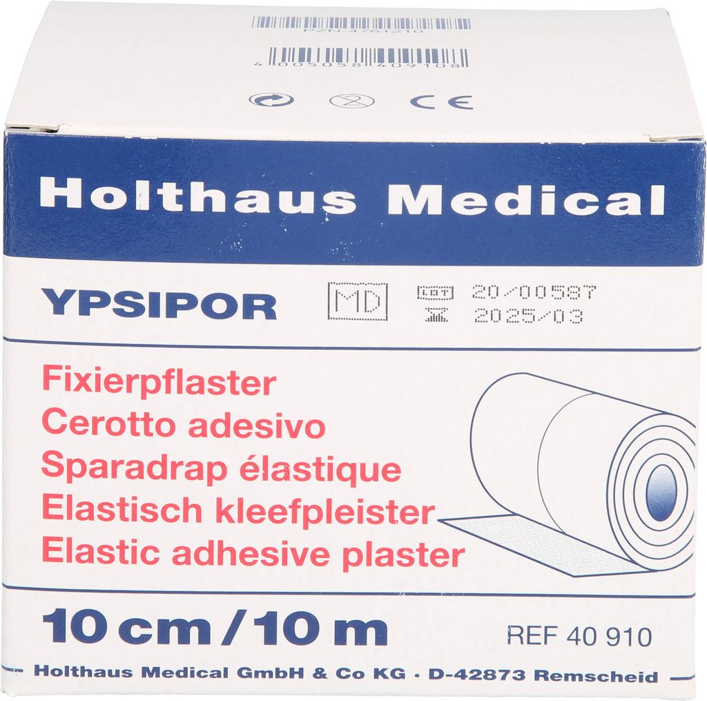 Fixierpflaster YPSIPOR 10x10cm, 1 St PFL