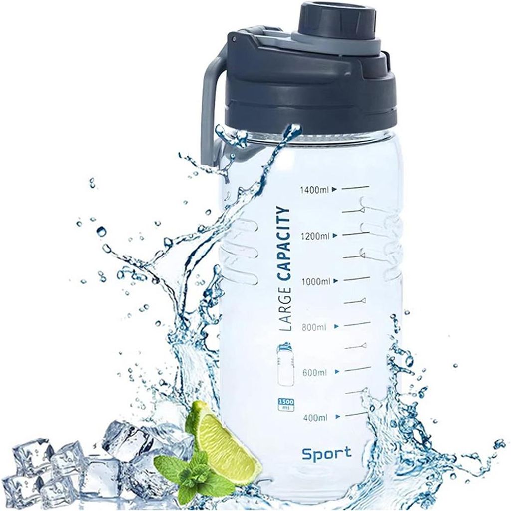 Trinkflasche, Sportflasche, Wasserflasche, Getränkeflasche, Trinkflasche, BPA-frei-Ideale,für Sportflasche, Outdoor, Fahrrad, Camping, Yoga, Gym,...