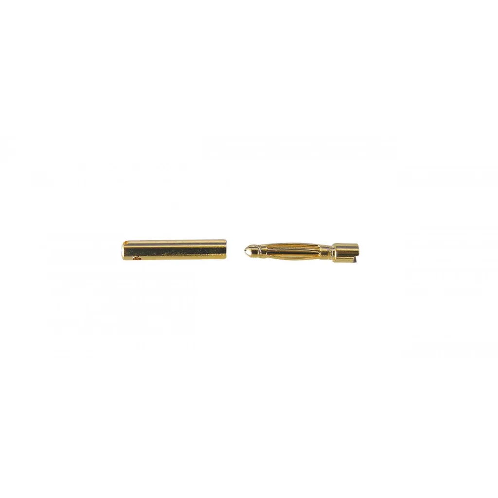 Contacts Jamara 1,5mm pour Batterie RC - Kit de Connectique Or 2 Paires