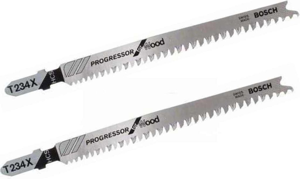 2 Stk. Bosch Sttichsägeblatt Hcs ,T234X Progressor für Wood
