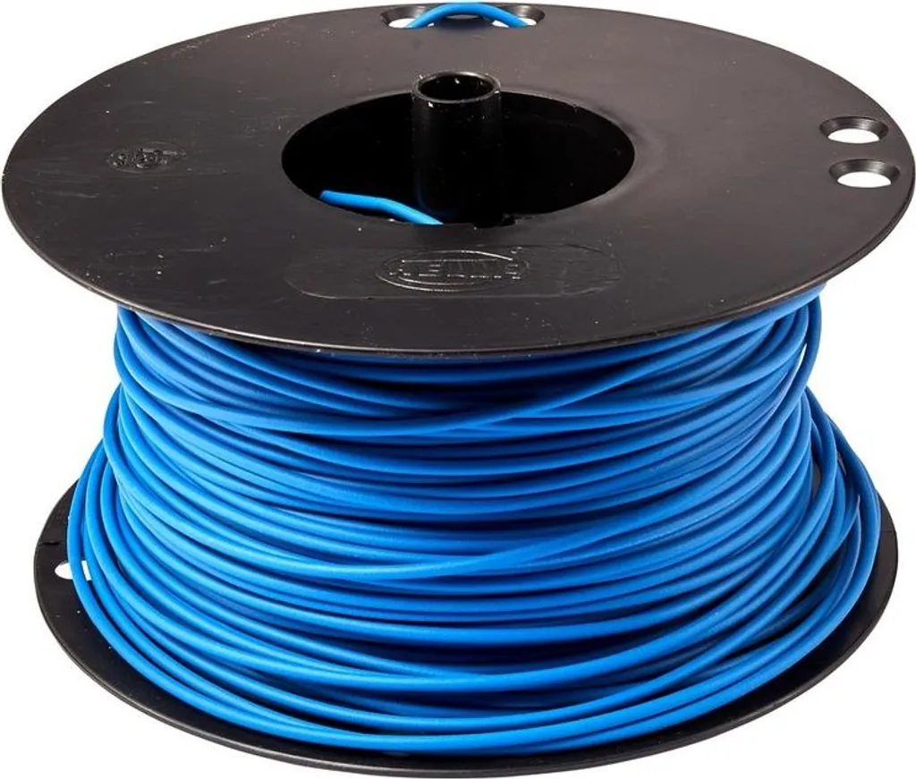 Câble Automobile Fly 1,0 mm² Bleu en Bobine de 100M pour Câblage Électrique