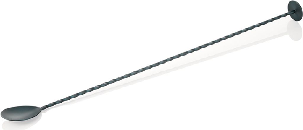 Barlöffel Twisted NOCTURN, mit Stößelende, 40 cm, blau matt