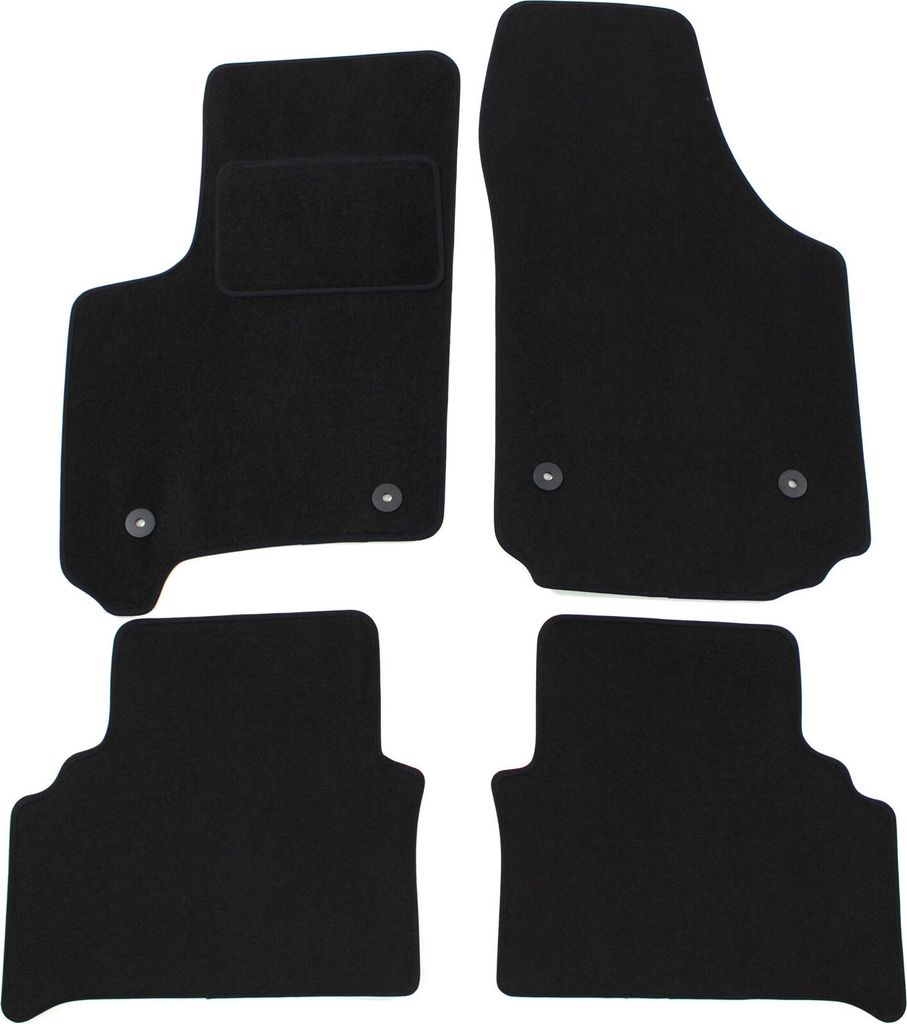 Tapis De Sol Noir Velours Pour Opel Meriva A 2003-2010 Image du produit 