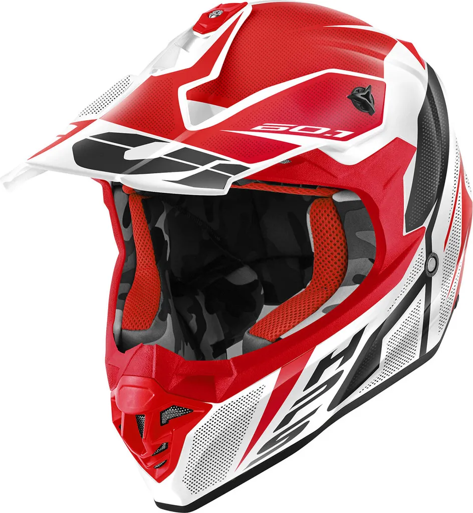 Casque Tout-Terrain GIVI 60.1 Invert Idéal Sorties Moto Cross L