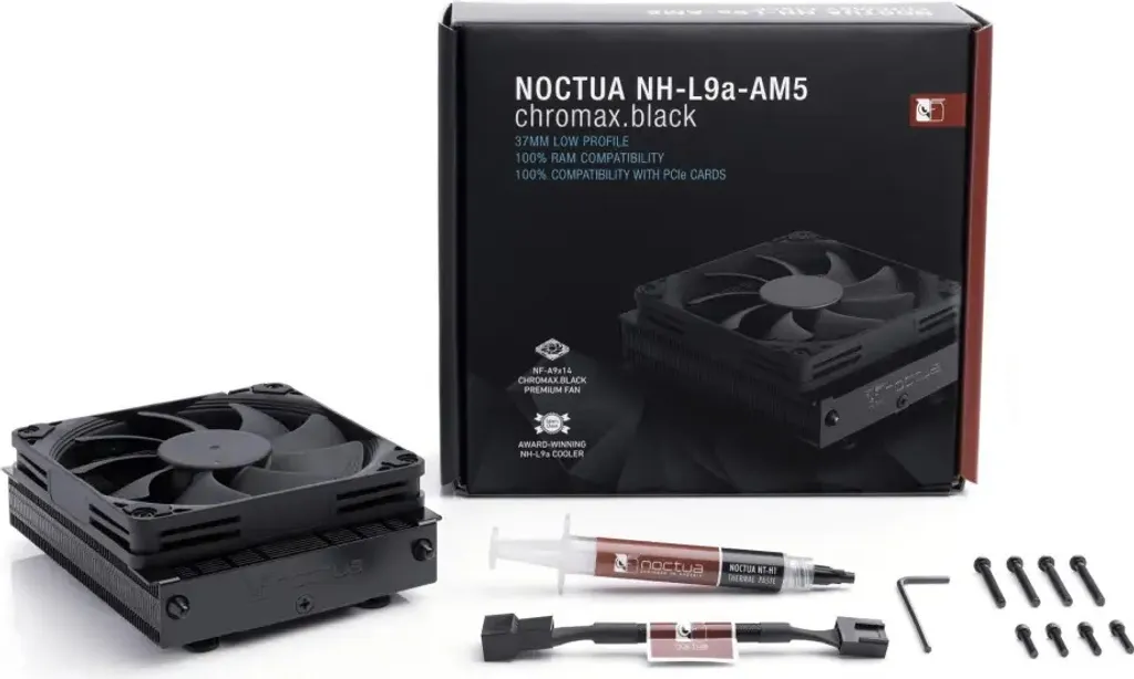 Refroidisseur CPU Noctua AM5 NH-L9A-AM5 Idéal pour Mini-PC et HTPC Noir - 6