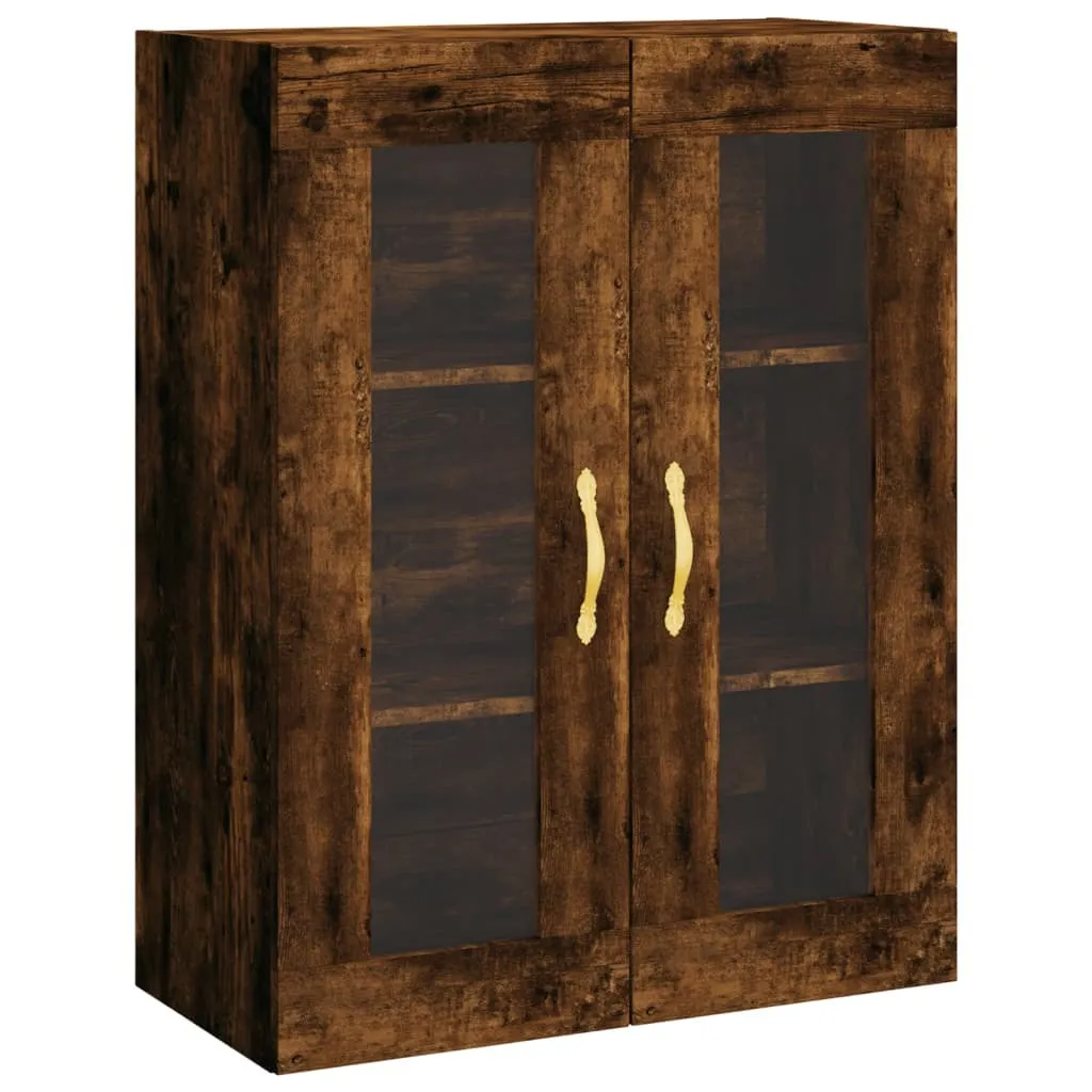 Armadietto a Muro Rovere Fumé 69,5x90 cm | Pensile Cucina e Soggiorno