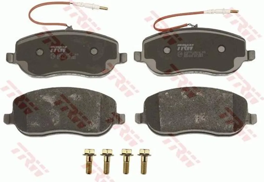 Jeu de plaquettes de frein à disque pour Citroën C8 et Peugeot 807 TRW