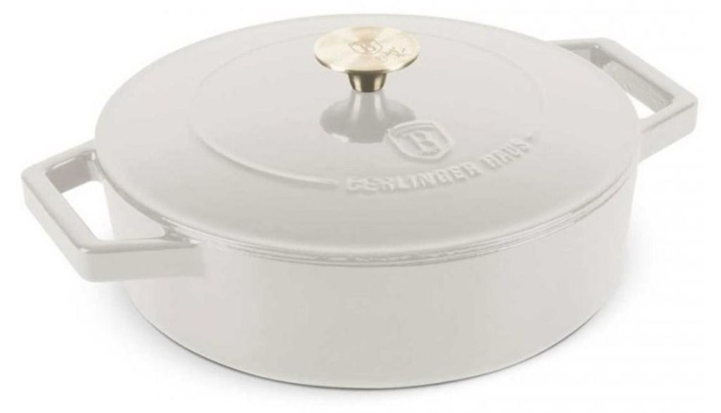 Berlinger Haus Gusseisenbräter BH-6530 26 cm Beige Produktbild 