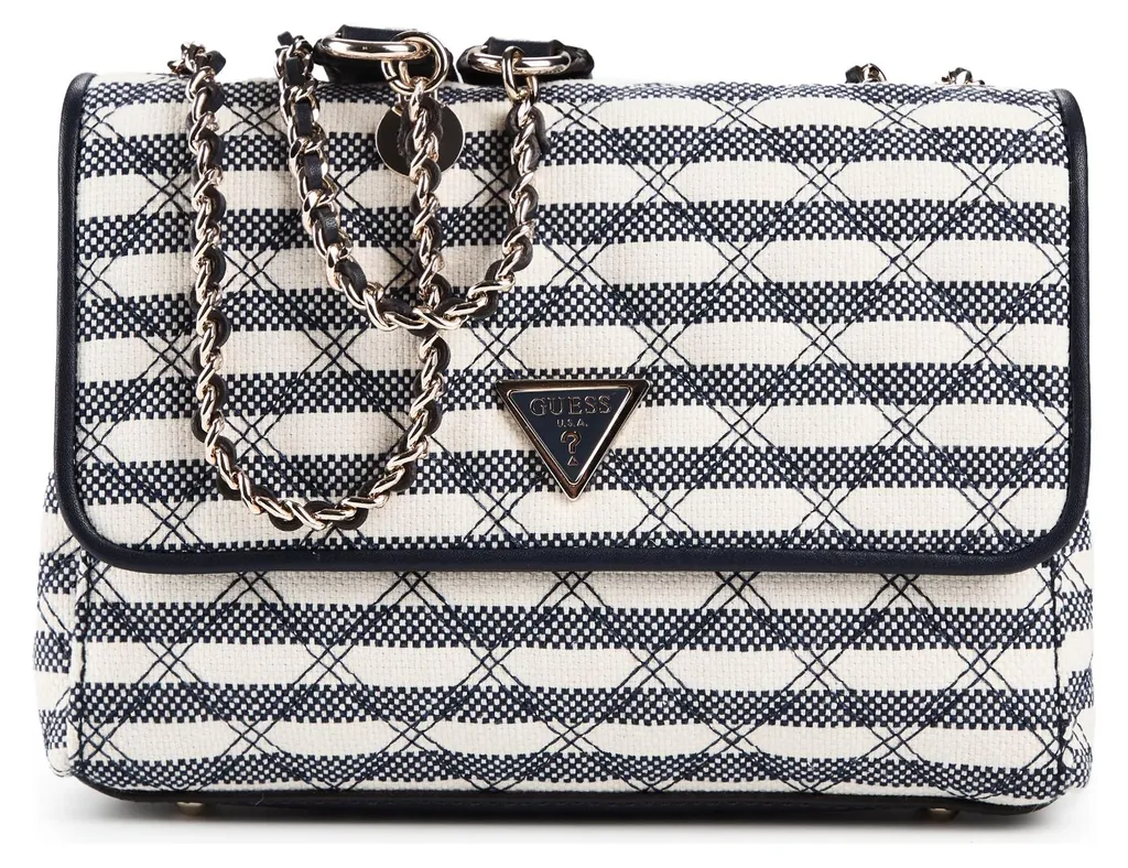 Sac à main Guess multicolore bleu marine à compartiments zippés