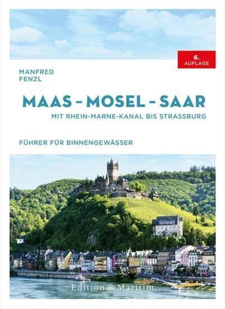 Carte Fluviale Maas Mosel Saar Format Atlas pour Voyage en Bateau de Plaisance