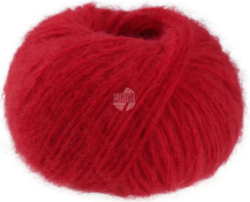 A ball of red yarn.