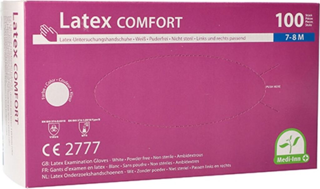 PAPSTAR unisex Einmalhandschuhe Comfort weiß Größe M 100 Produktbild 3