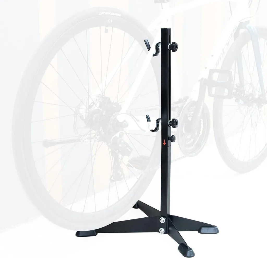 Support de réparation vélo professionnel noir amovible pour atelier
