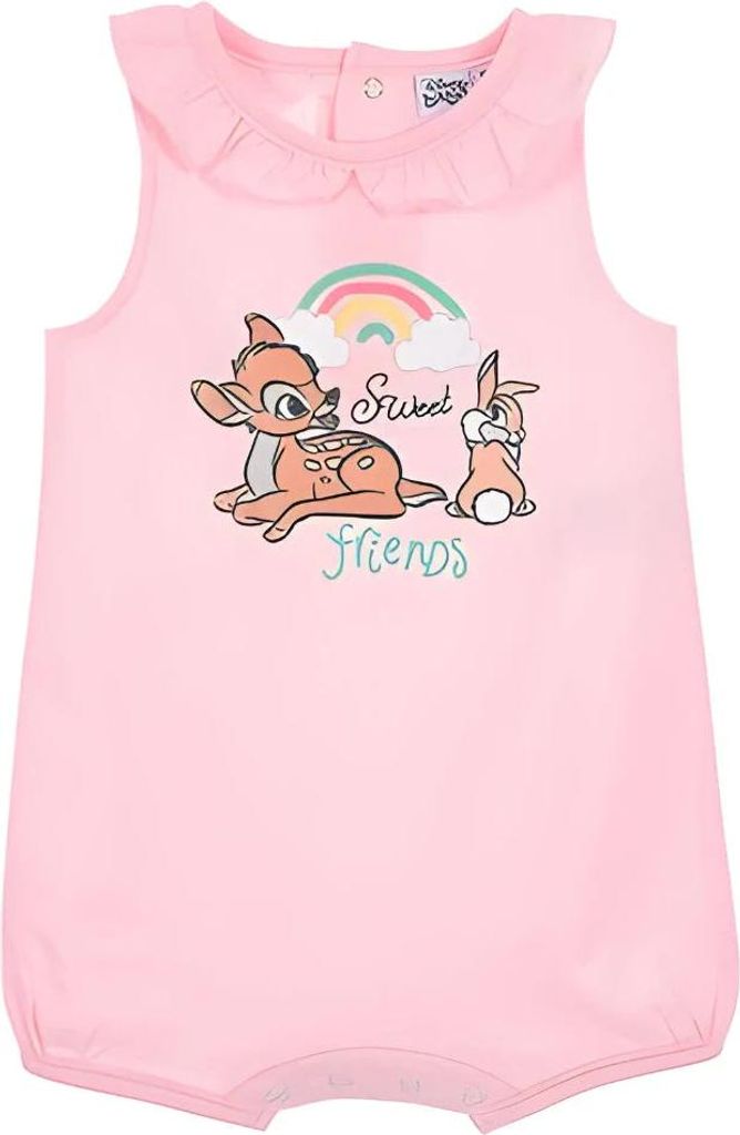 Disney Bambi Baby Kleinkind kurzarm Body Strampler – Rosa / 86