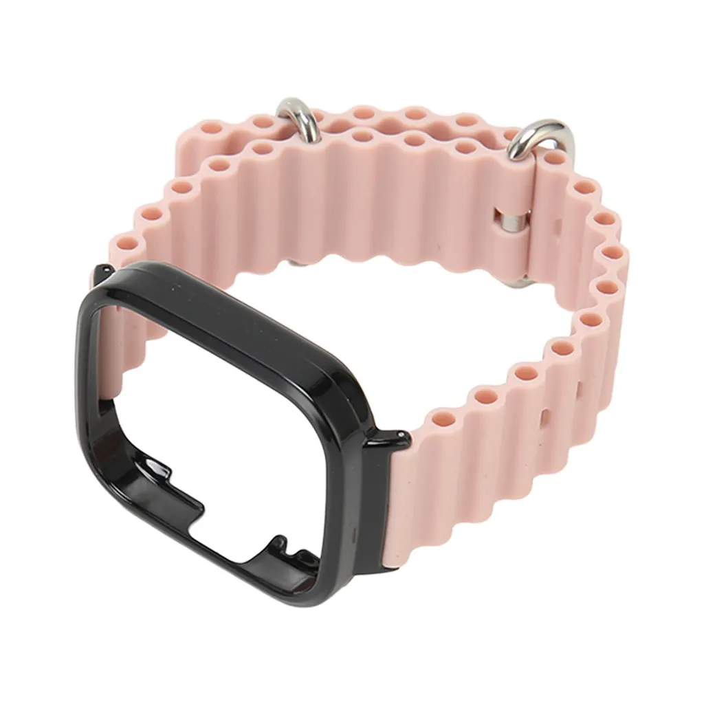 Orologio Custodia protettiva cinturino, Silicone Watch Strap custodia protettiva, Watch Band custodia protettiva, caso di cinturino per Redmi Watch 3, orologio cinturino custodia, orologio sostituzione cinturino custodia - 2