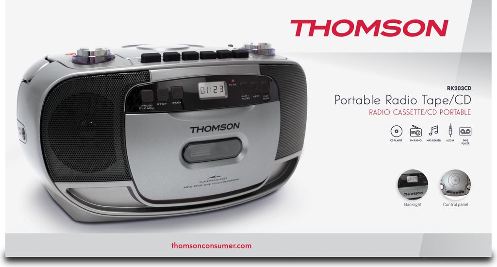 Thomson CD-Radio RK203CD