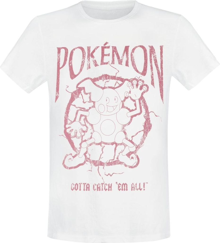 Koszulka Pokémon Mr. Mime w rozmiarze XL, 100% bawełna, oficjalna licencja