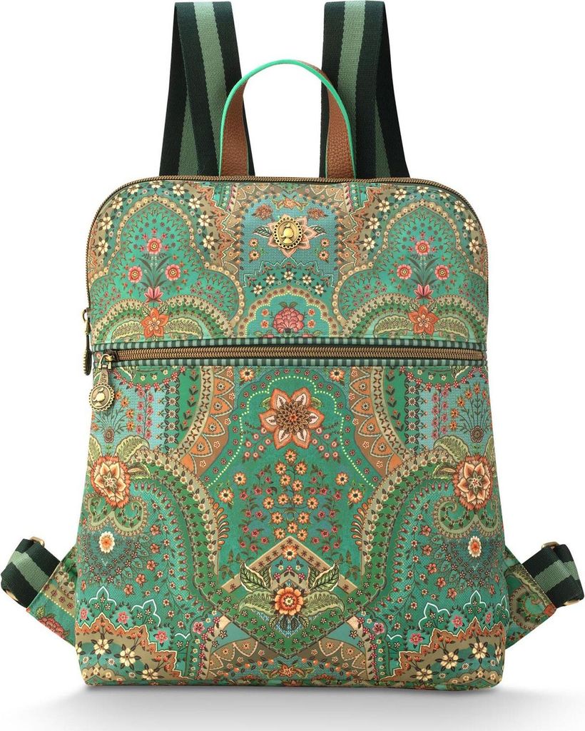 Pip Studio Finlee Backpack Jabali Farbe Green 28x11x36cm