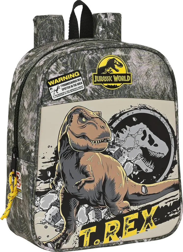 Petit sac à dos scolaire Jurassic World de 27 cm idéal pour la Maternelle