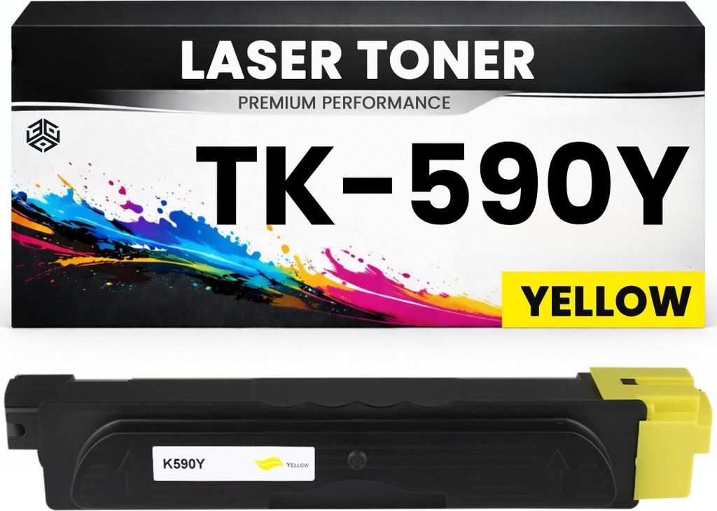 Toner TK-590Y Gelb hochwertige Kyocera alternative TK590Y Premium & für ECOSYS M6026cdn/6026cidn/6526cdn/6526cidn P6026cdn FS-C2026 MFP/2026