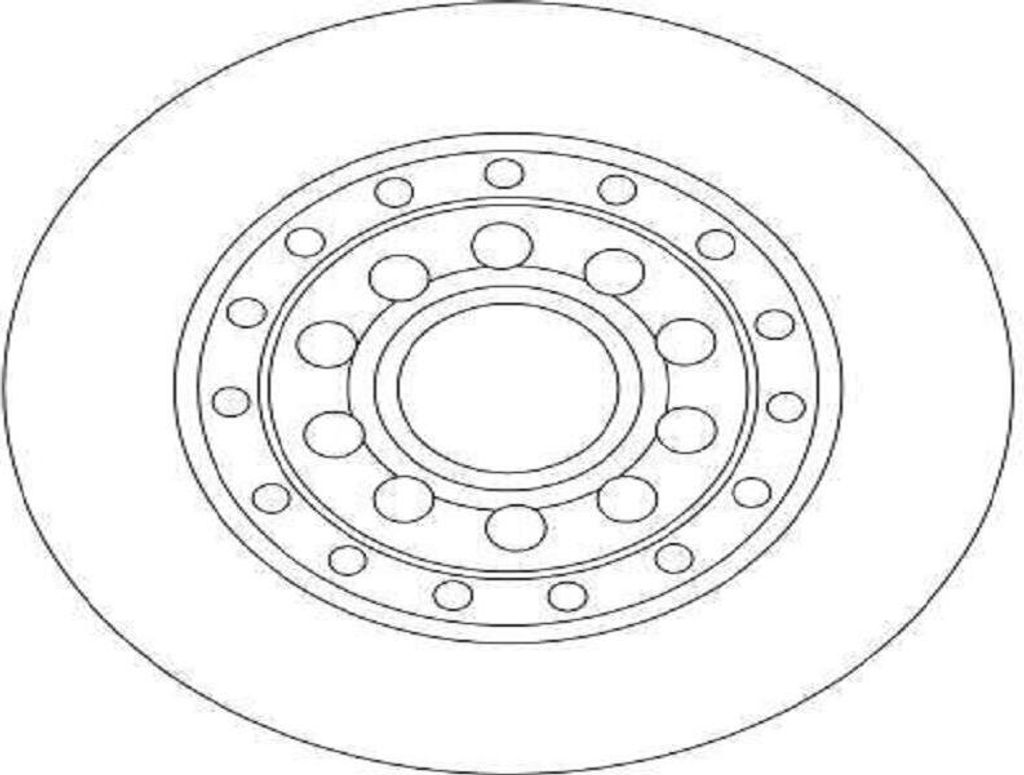 TRW Bremsscheiben (2 Stück) Hinterachse DF4269