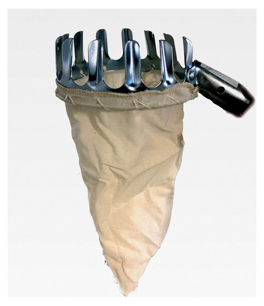 Obstpflücker XL verzinkt mit reißfestem Fangbeutel