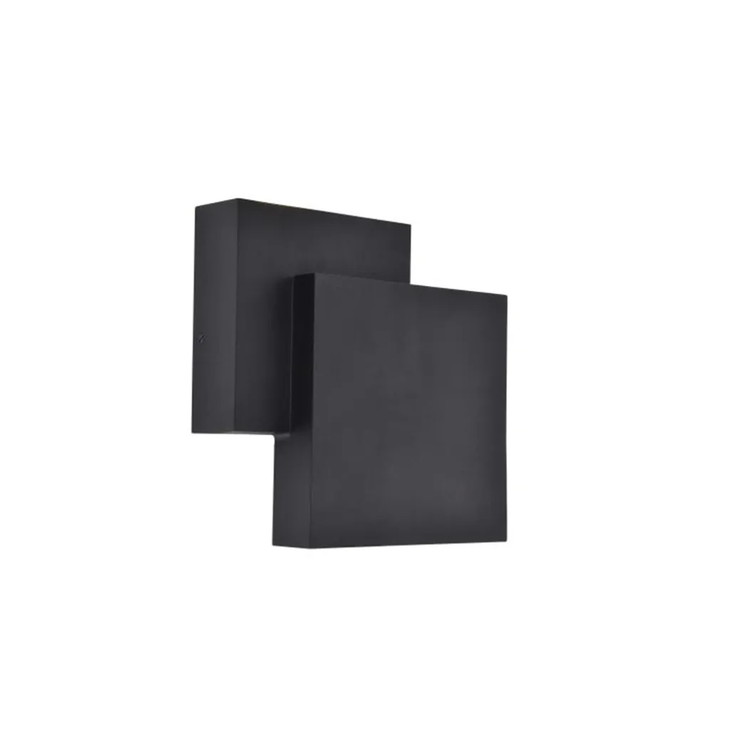 Applique murale IP44 LED 18W Up & Down noir 900 lumens Lutec Rialto