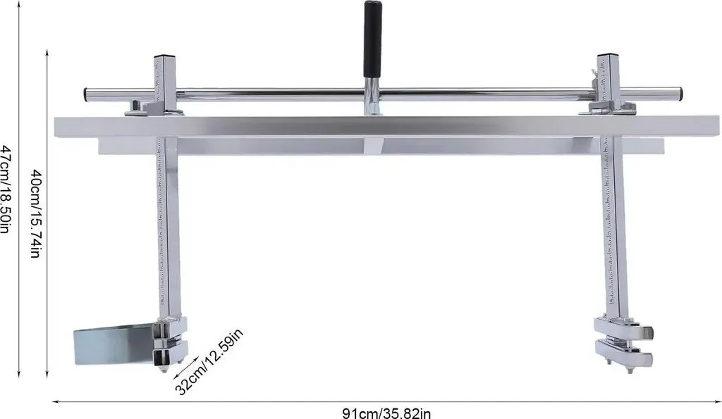 Transformer tronçonneuse en scierie mobile alu coupe 80 cm max - 7